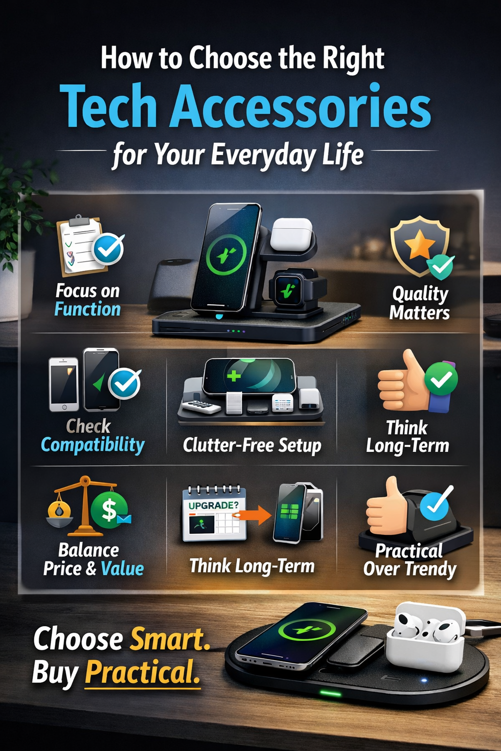 choose the right tech accessories - Glory Tech Hub