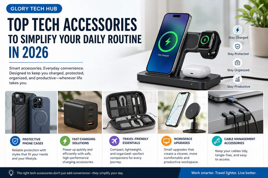Top Tech Accessories to Simplify Your Daily Routine in 2026 | Glory Tech Hub