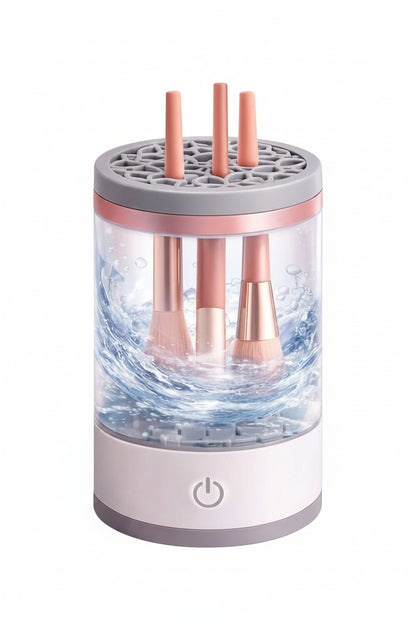 Automatic Makeup Brush Cleaner – 360° Electric Cleaner & Dryer for Brushes (Fast Deep Clean)