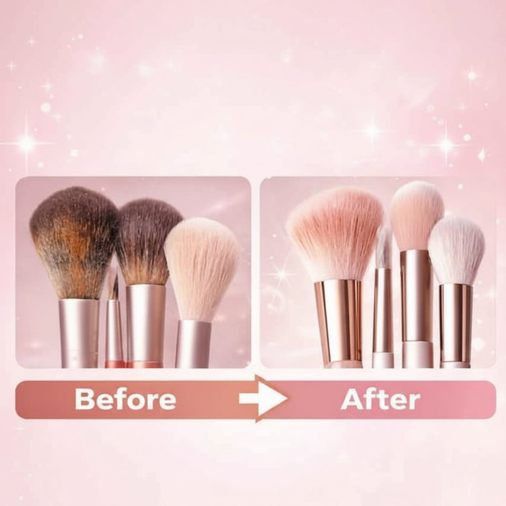 Automatic Makeup Brush Cleaner – 360° Electric Cleaner & Dryer for Brushes (Fast Deep Clean)