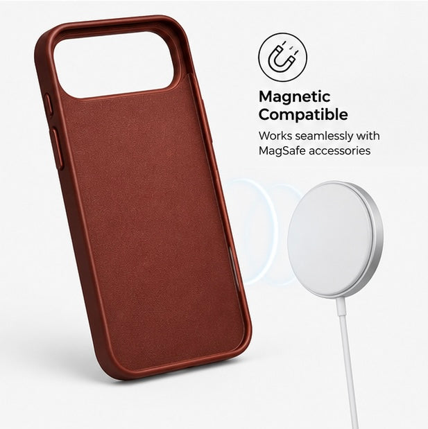 PU Leather Magnetic Case for iPhone 18 Pro & iPhone 18 Pro Max