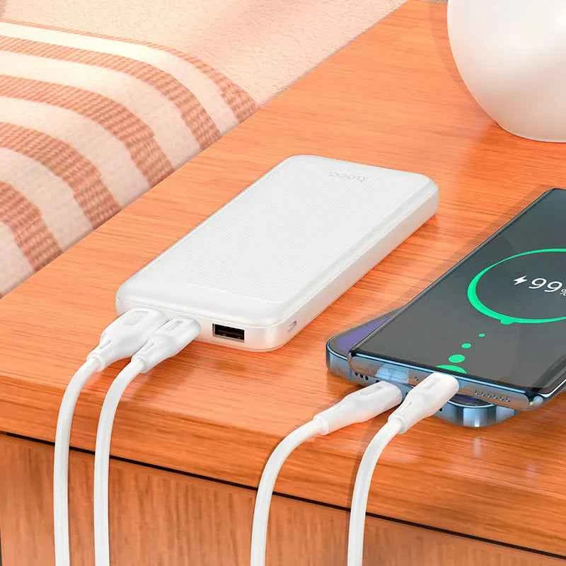 Hoco Smart Charge Power Bank J111 – 10000mAh Fast Charging Portable Charger