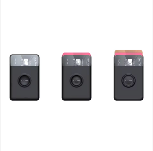 Magnetic Phone Card Holder Wallet – Stick-On Card Sleeve for iPhone & Android | RFID Pocket | Car Visor Mount Compatible